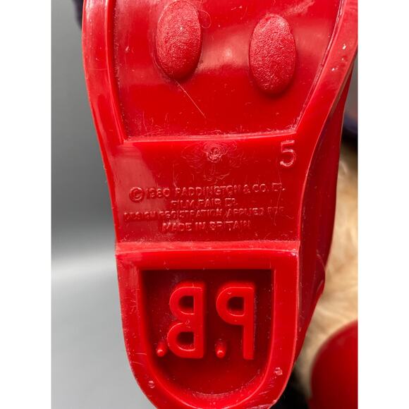 PADDINGTON BEAR GABRIELLE DESIGN 1980 20" XL BLUECOAT RED HAT MADE IN BRITAIN - Picture 3 of 9